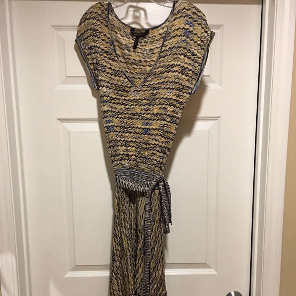 BCBG A-symmetric hem dress